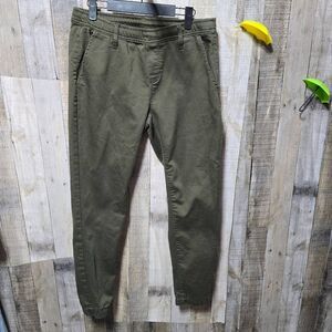 Caliville Military Green Mens L Jogger Pants